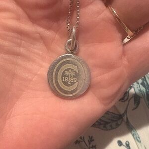 1889 Clemson Pendant w/ necklace